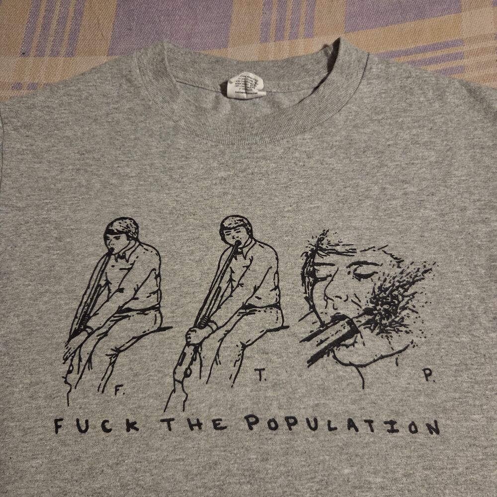 FTP Shotgun T Shirt Tee F The Population Streetwear KYS Rare USA F***